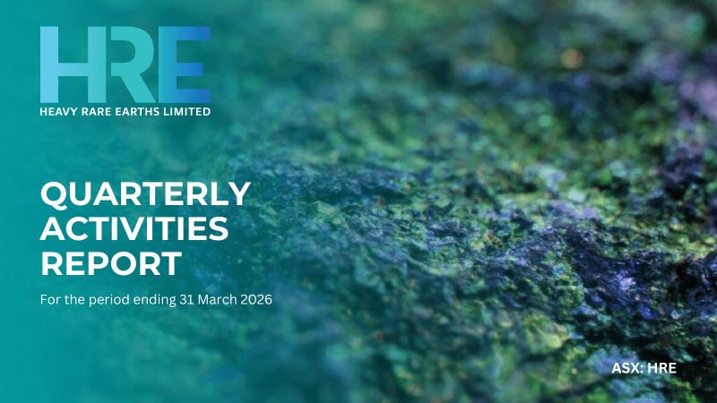 Image for the Tweet beginning: Heavy Rare Earths is pleased